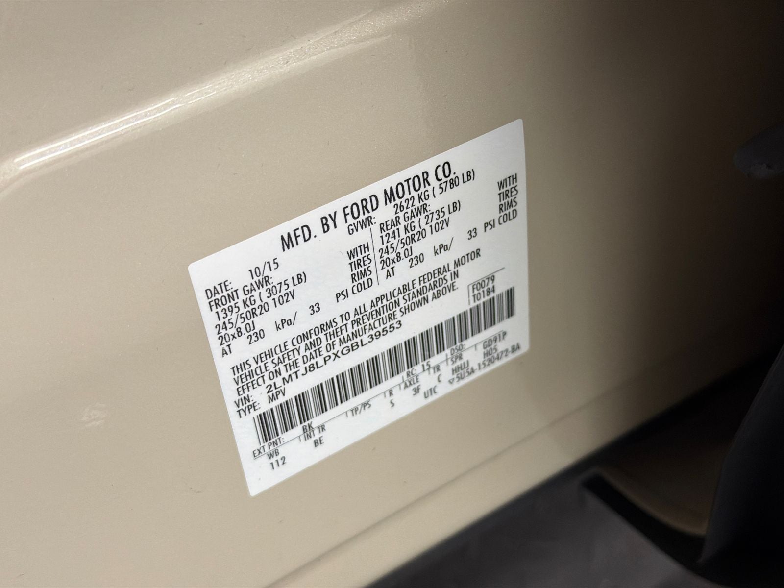 2016 Lincoln MKX Reserve