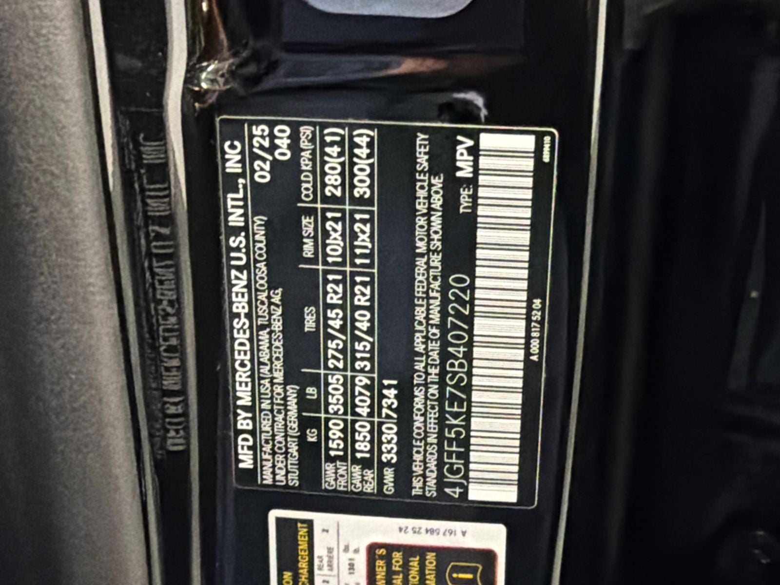 2025 Mercedes-Benz GLS GLS 450 4MATIC®