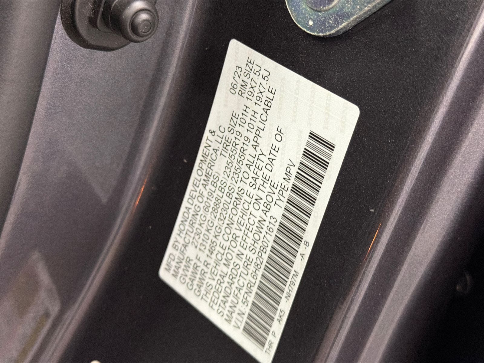2023 Honda Odyssey Touring