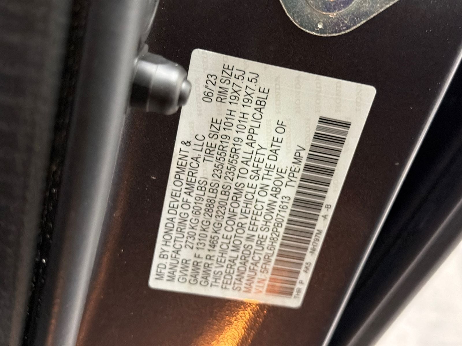 2023 Honda Odyssey Touring