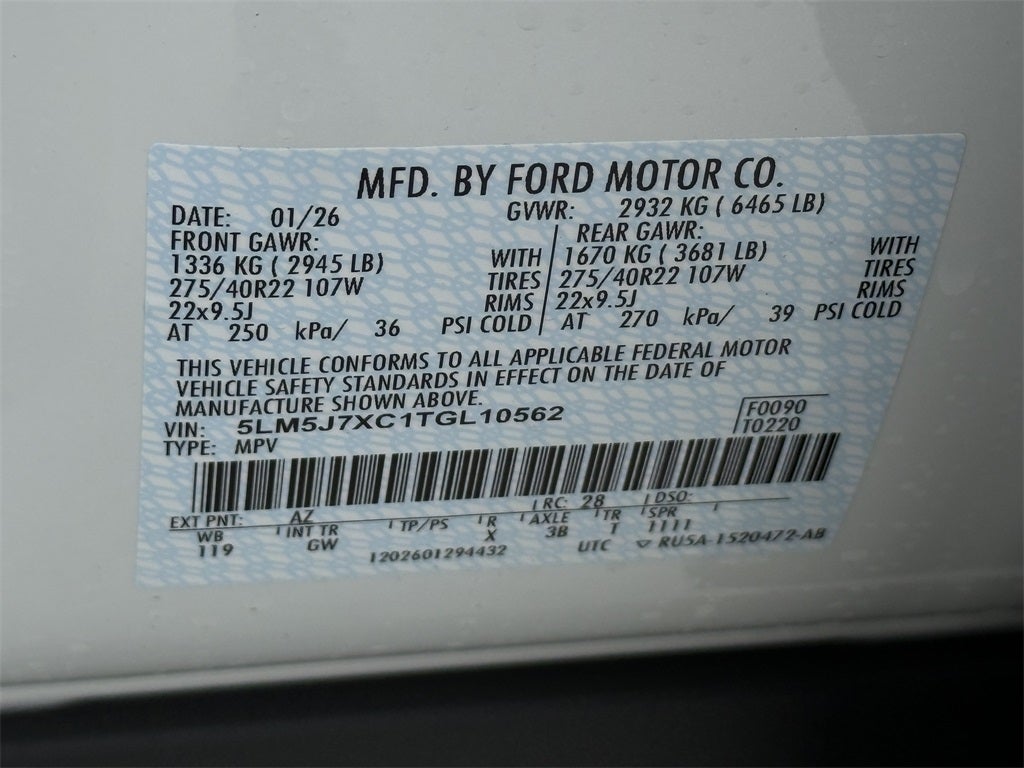 2026 Lincoln Aviator Reserve