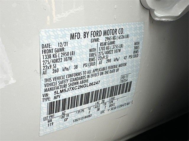 2022 Lincoln Aviator Reserve