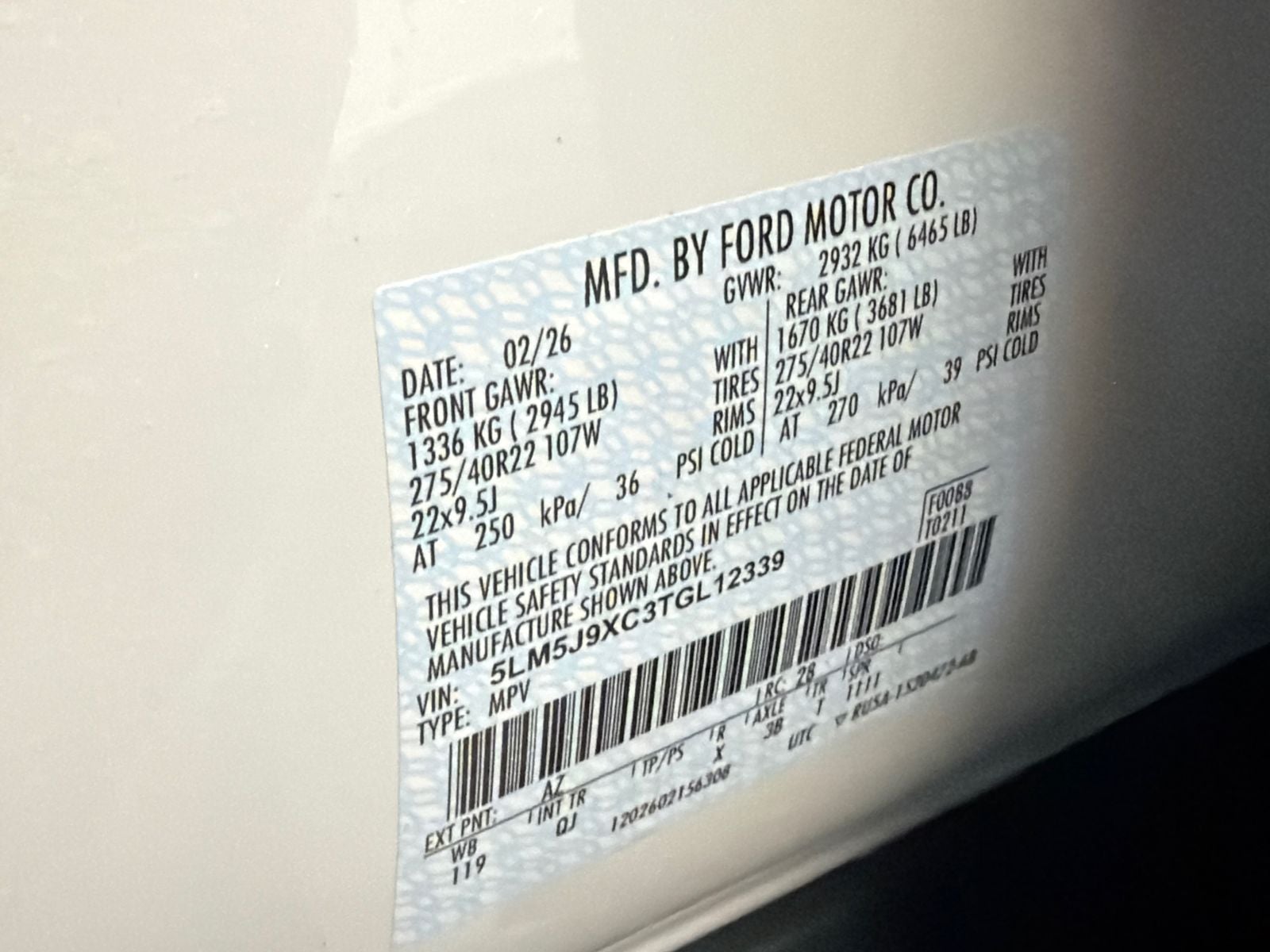 2026 Lincoln Aviator Black Label