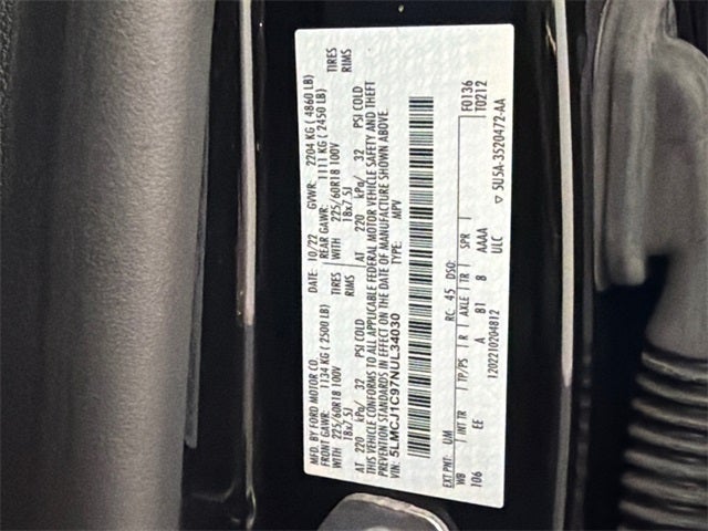 2022 Lincoln Corsair Standard