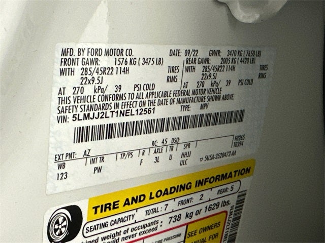 2022 Lincoln Navigator Reserve