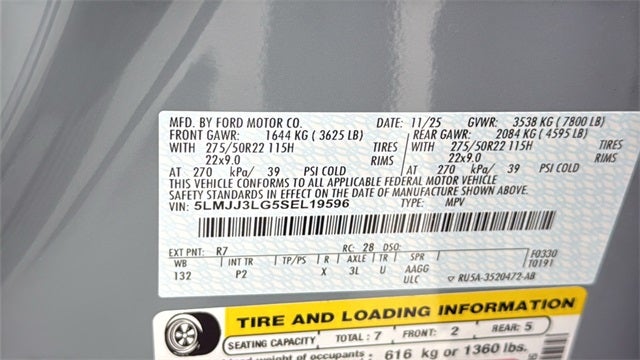 2025 Lincoln Navigator L Reserve