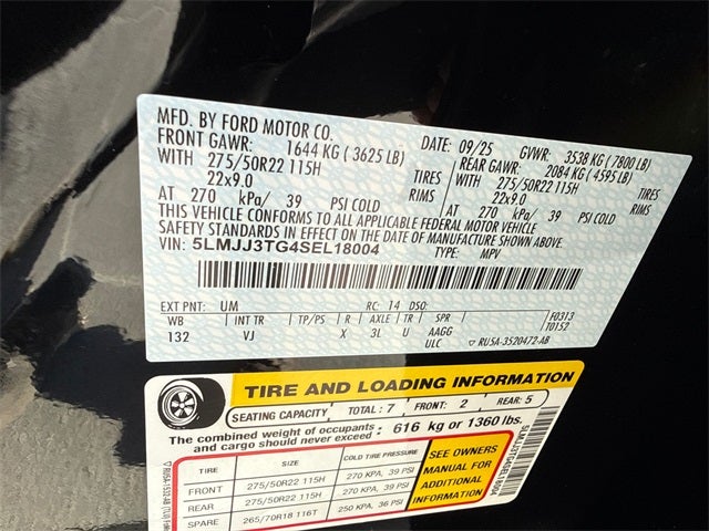 2025 Lincoln Navigator L Black Label