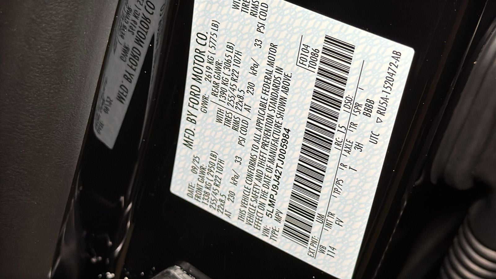 2026 Lincoln Nautilus Black Label