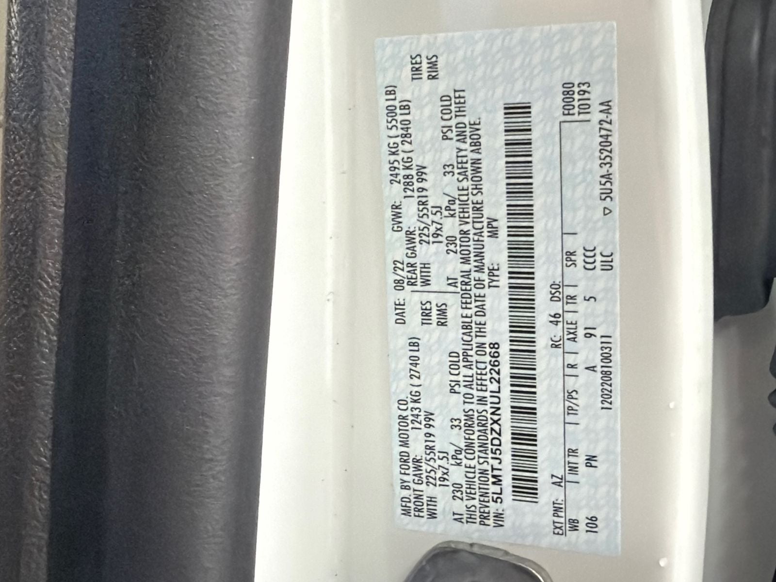 2022 Lincoln Corsair Plug-In Hybrid Grand Touring