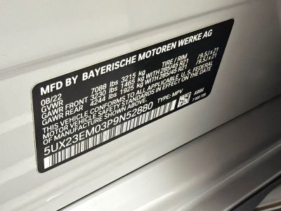 2023 BMW X7 xDrive40i