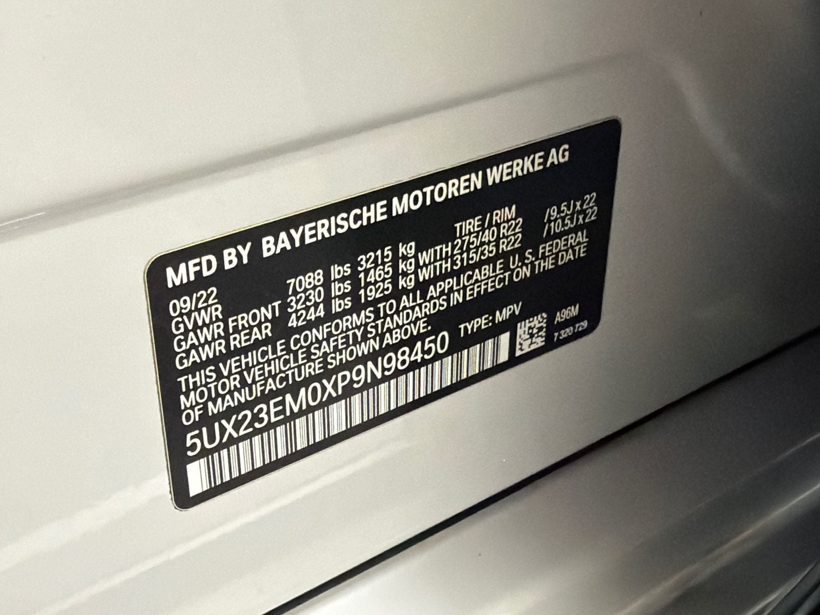 2023 BMW X7 xDrive40i