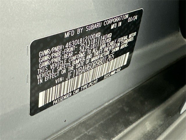 2024 Subaru WRX Premium