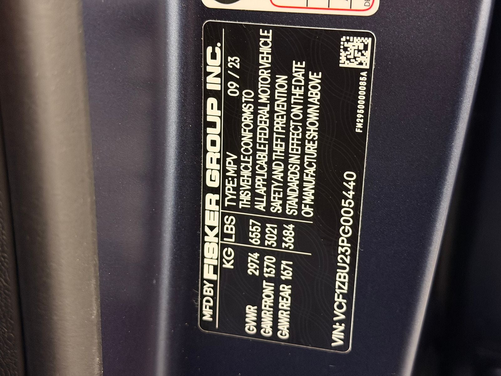 2023 Fisker Ocean One