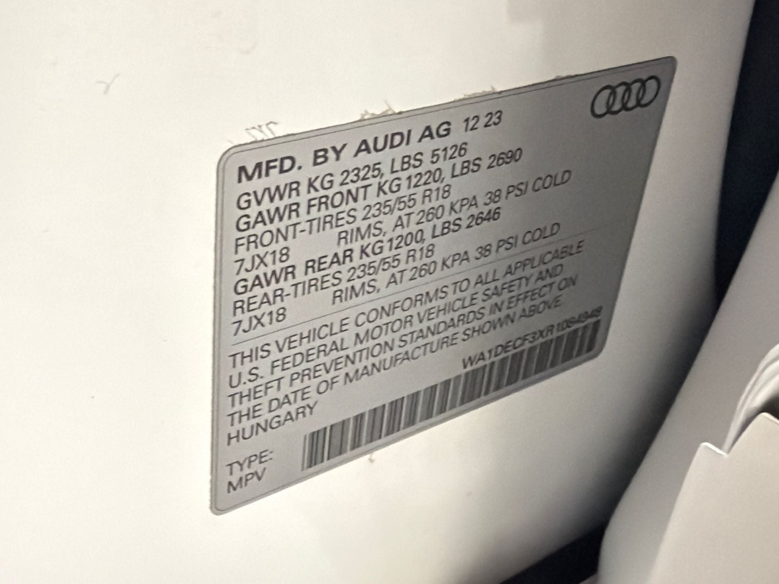 2024 Audi Q3 Premium S Line quattro