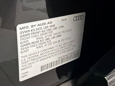 2025 Audi Q5 45 S line Premium quattro