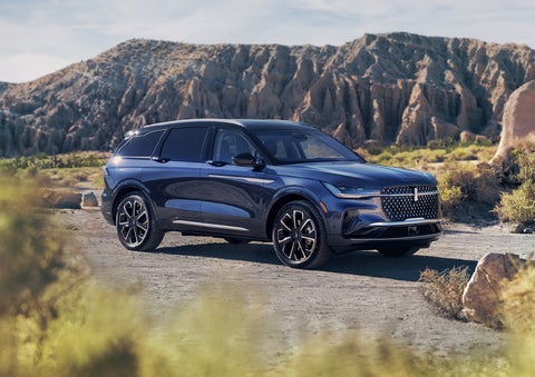A 2024 Lincoln Nautilus® SUV is parked in a desert national park. | Koons Lincoln of Bethesda in Silver Spring MD