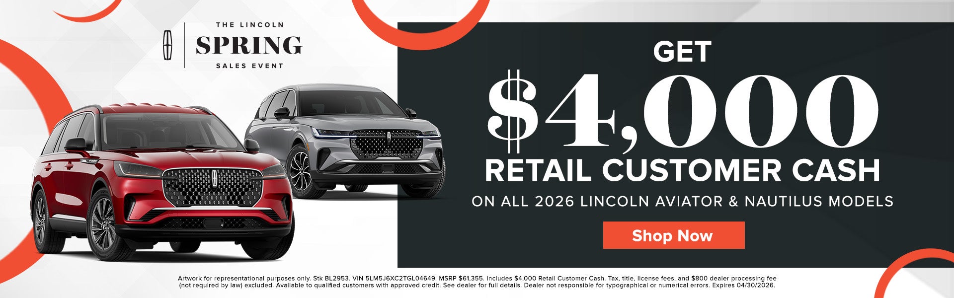 $4000 Retail Customer Cash