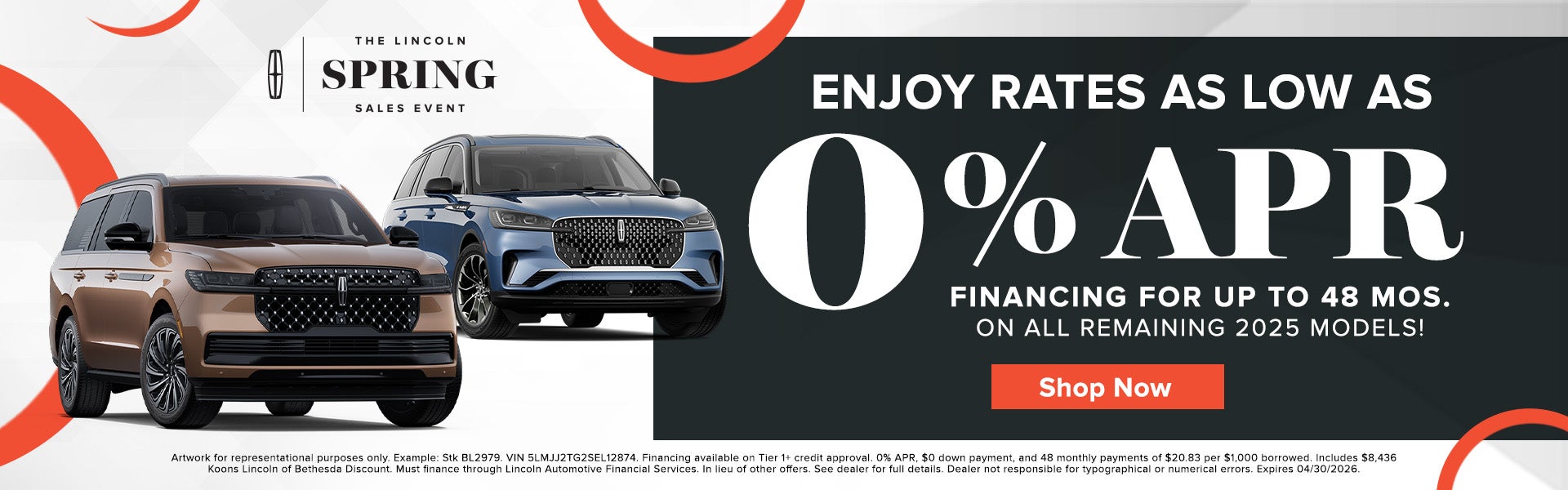 Rates as Low as 0% APR