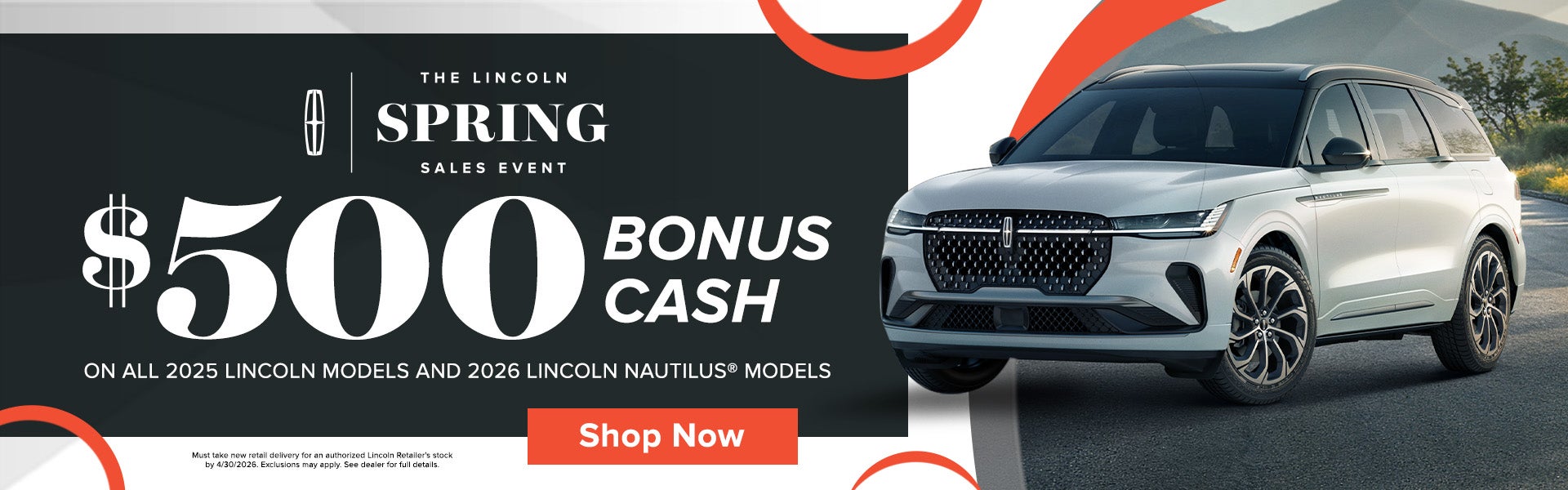 The Lincoln Spring Sales Event